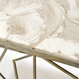 Loren Fossilized Clam Console Table