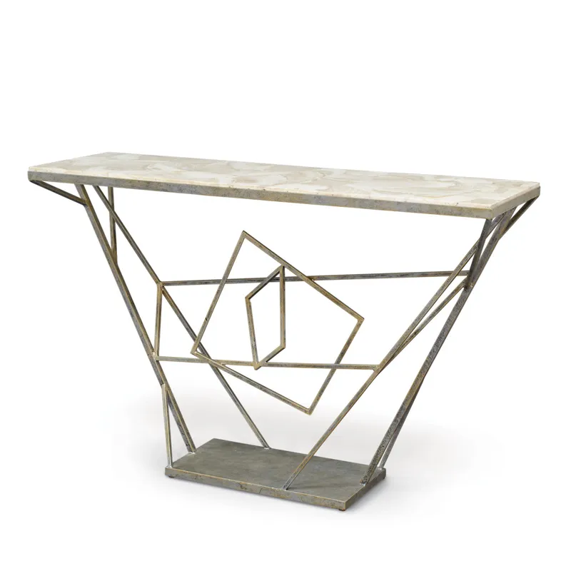 Loren Fossilized Clam Console Table
