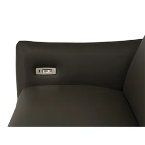 Detail power button with USB charger