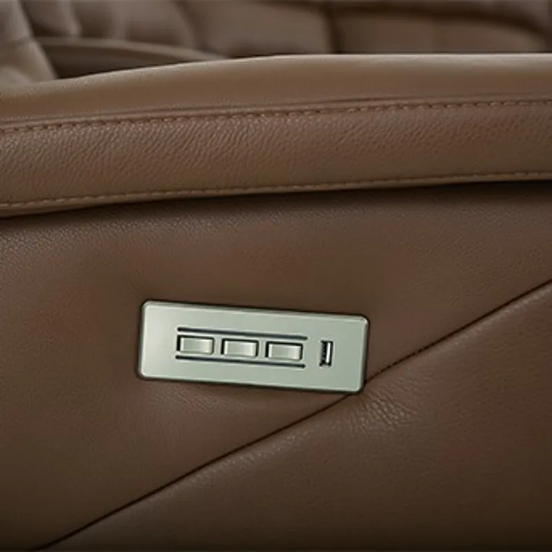 Detail power button with USB charger