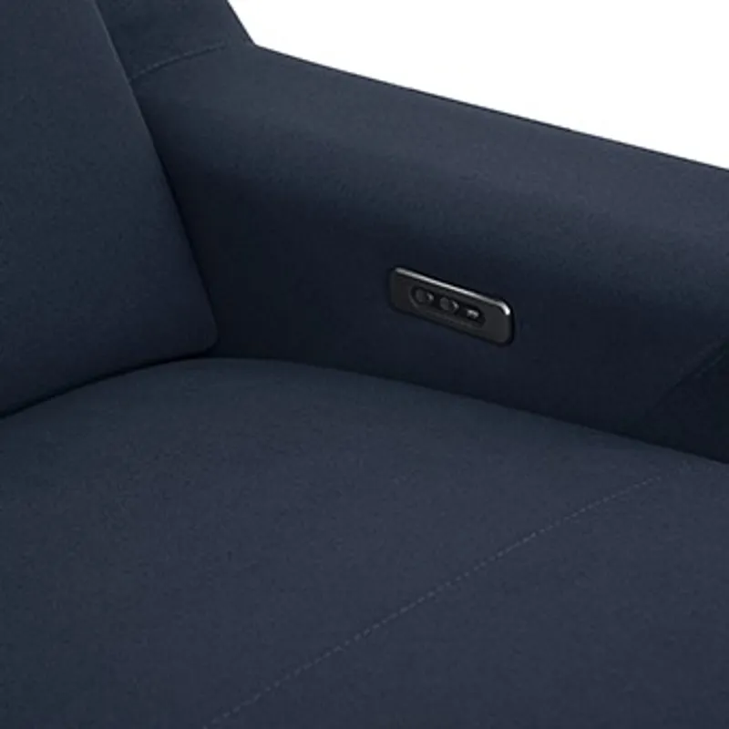 Detail power button with USB charger