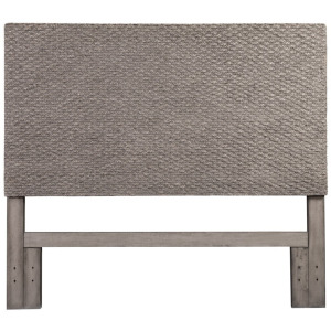 Grey Braided Headboard