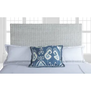 Cool White Weave Headboard