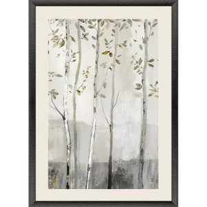 Blue Birch Serenade II Framed Art