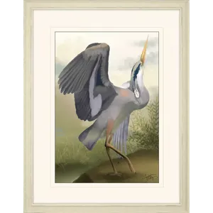 Heron Study I Framed Art