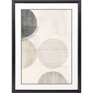 Stitched Spheres II Framed Art