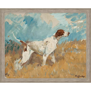 English Setter On Watch