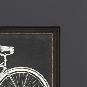 Blueprint Bicycle Framed Art