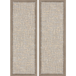 Natural Texture S/2 Framed Art