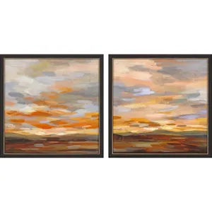 High Desert Sky S/2 Framed Art