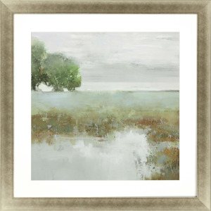 Trees and Creek I Framed Art