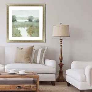 Trees and Creek II Framed Art