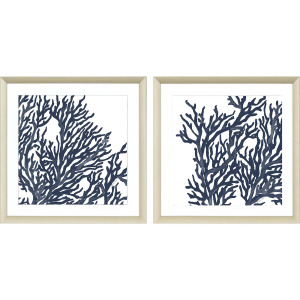 Blue Coral I S/2 Framed Art