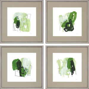 Jade Schematic S/4 Framed Art
