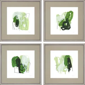 Jade Schematic S/4 Framed Art