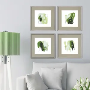 Jade Schematic S/4 Framed Art