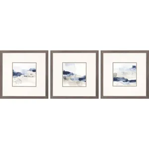 Shoreline Blues III S/3 Framed Art