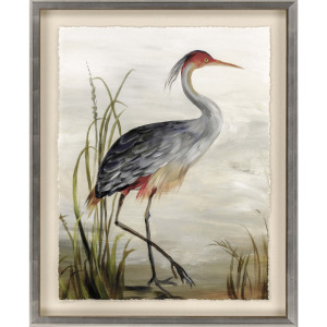 Grey Heron Framed Art