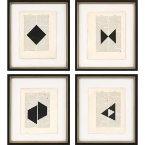Geometrics I S/4 Framed Art