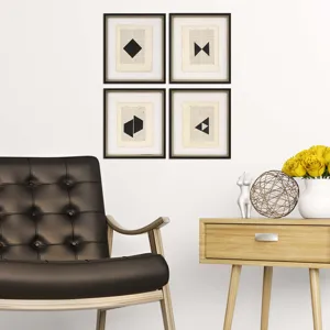 Geometrics I S/4 Framed Art