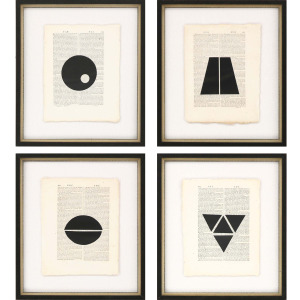 Geometrics II S/4 Framed Art