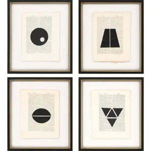 Geometrics II S/4 Framed Art