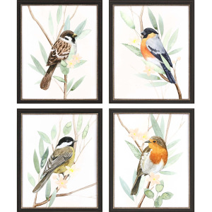 Tree Toppers S/4 Framed Art