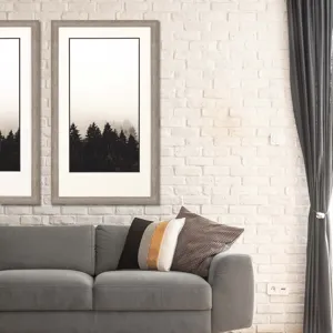 Misty Peak II Framed Art