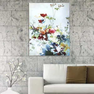Abstract Floral Framed Art