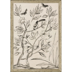 Shimmering Garden II Framed Art