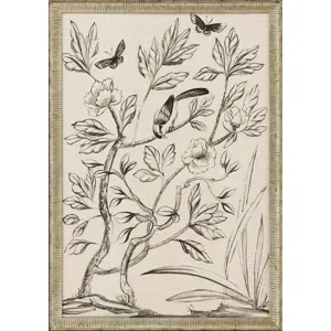 Shimmering Garden II Framed Art
