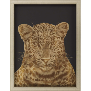 Leopard Portrait Framed Art