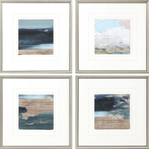 Rustic Mosaic S/4 Framed Art