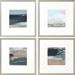 Rustic Mosaic S/4 Framed Art