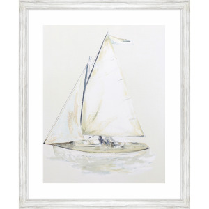 Quiet Sailboat II Framed Art