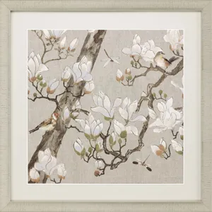 Magnolia Bloom Framed Art