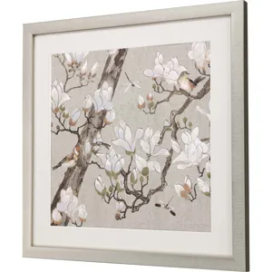 Magnolia Bloom Framed Art