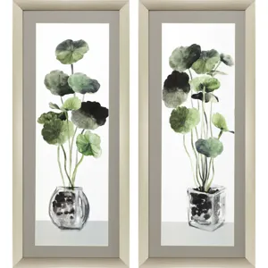 Simple Glass S/2 Framed Art