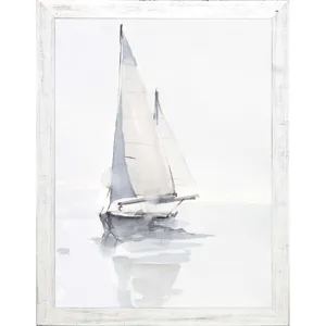 Misty Harbor II Framed Art