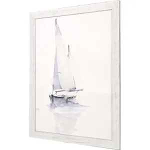 Misty Harbor II Framed Art