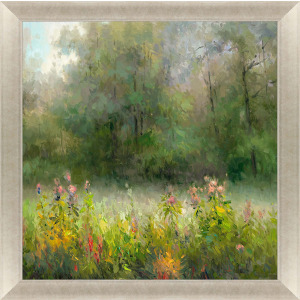 Wildflowers and Woods Framed Art