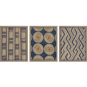 Kente II S/3 Framed Art