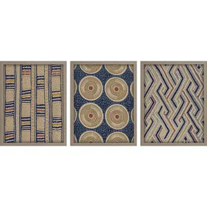 Kente II S/3 Framed Art