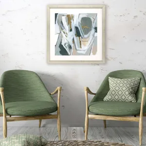 Neutral Echoes I Framed Art
