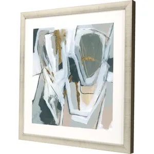 Neutral Echoes I Framed Art