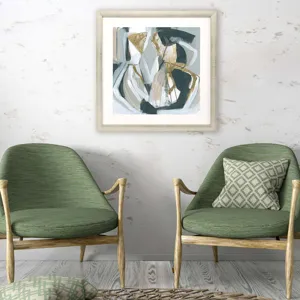 Neutral Echoes II Framed Art