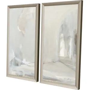 Delicate Gray S/2 Framed Art