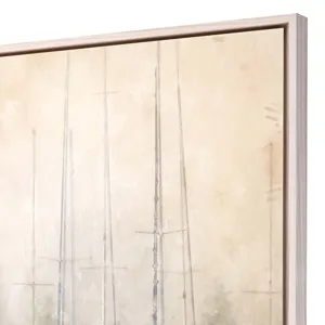 Sailboats in Fog Canvas