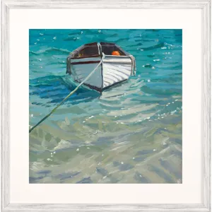 Boat and Buoy Framed Art