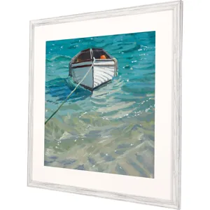 Boat and Buoy Framed Art